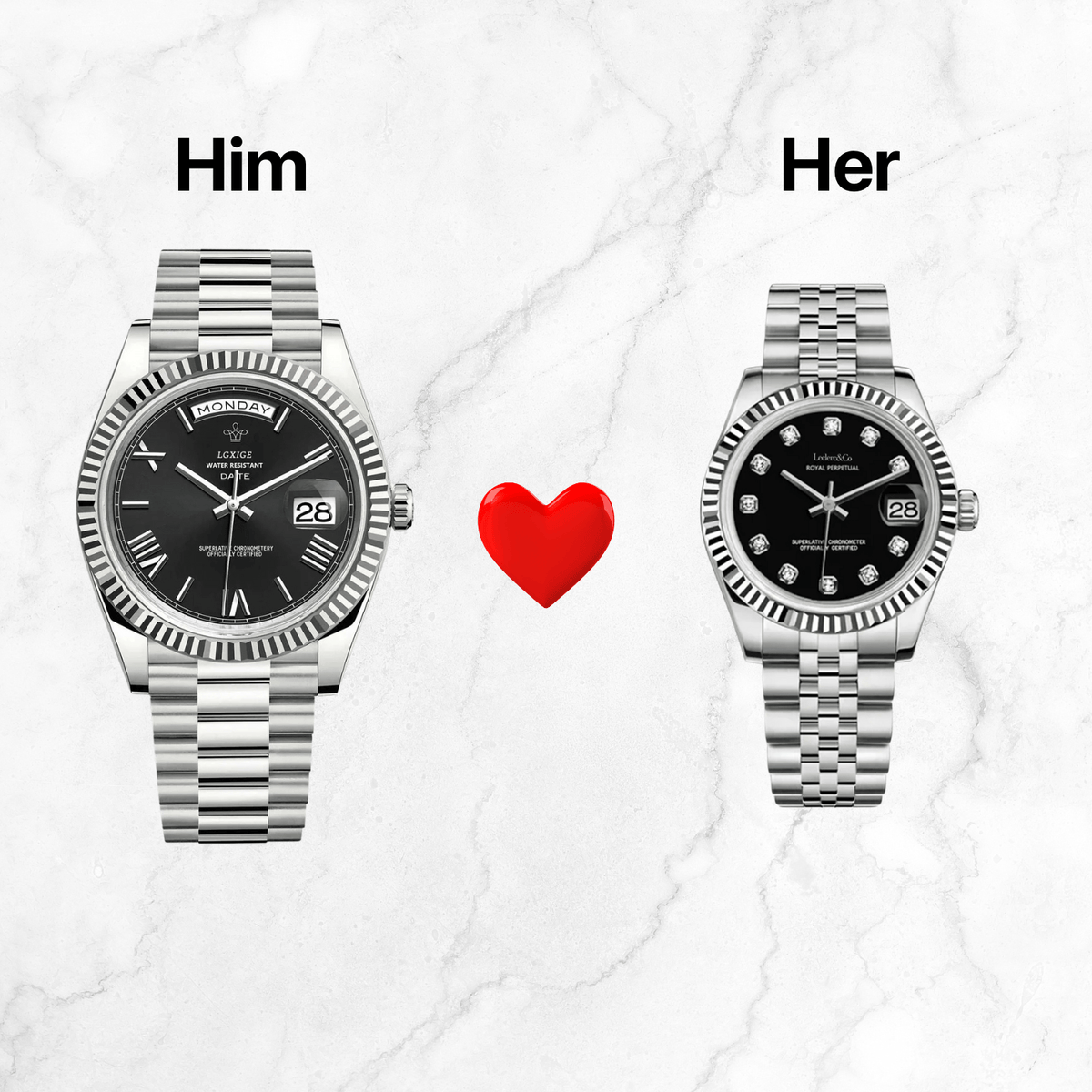 NOIR BUNDLE - Leclerc Watches