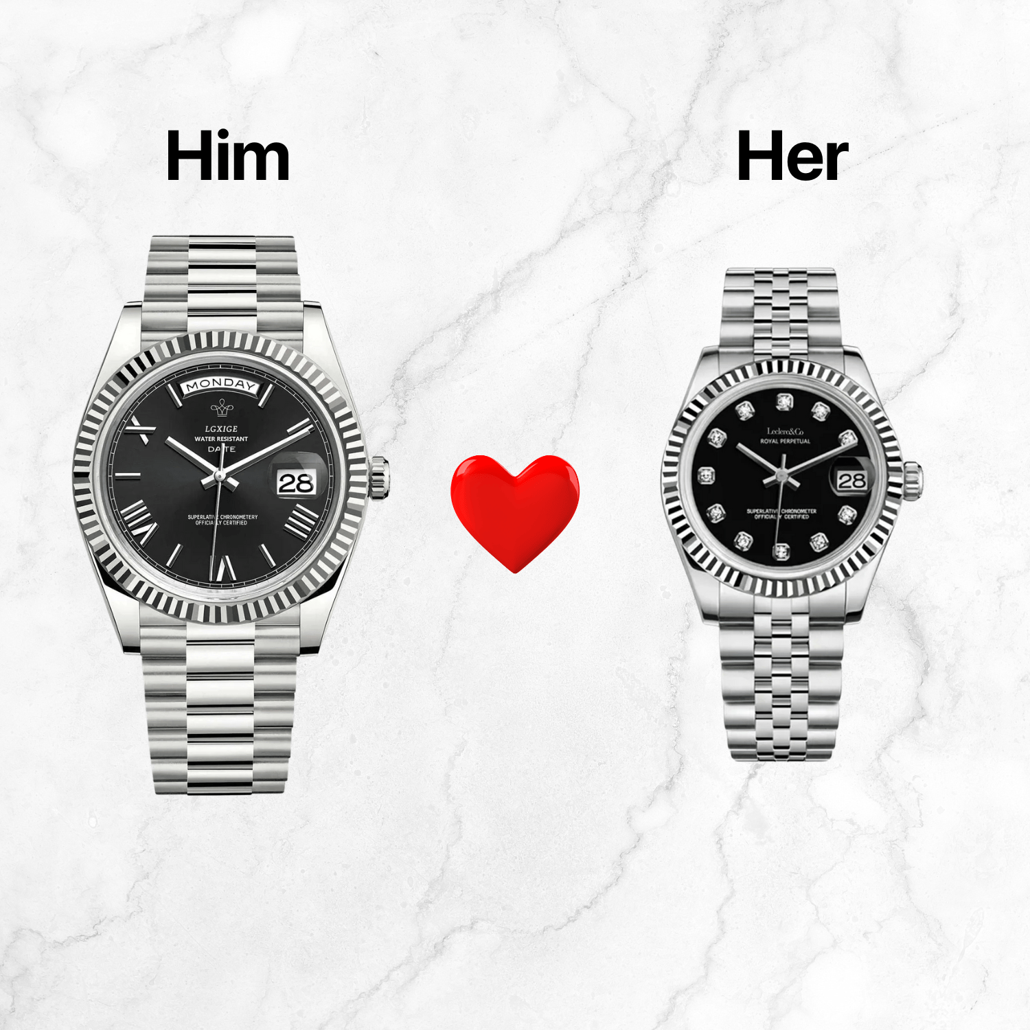 NOIR BUNDLE - Leclerc Watches