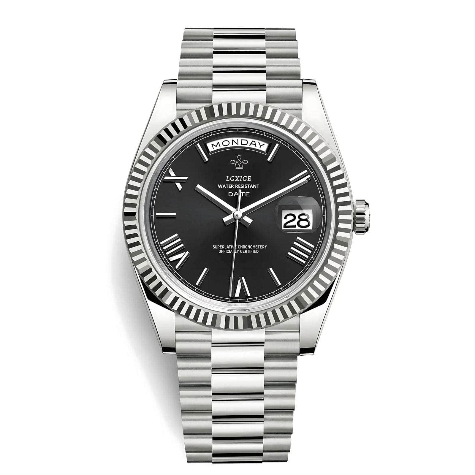 THE DATE - Eclipse Noir - Leclerc Watches