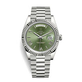 THE DATE - Olive - Leclerc Watches