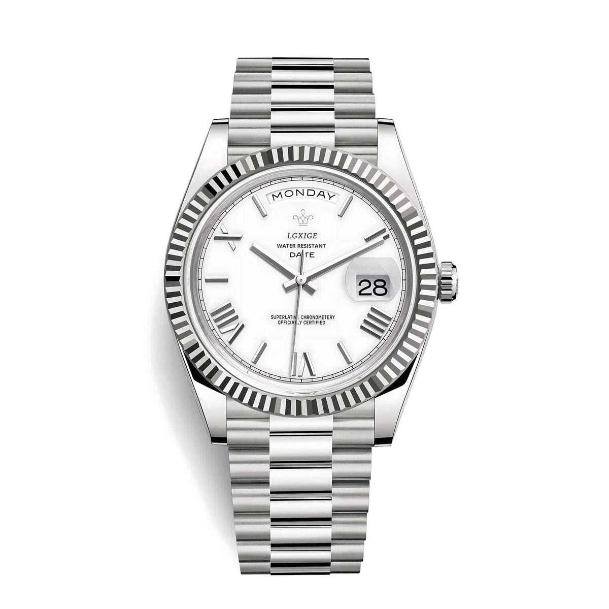 THE DATE - Snow - Leclerc Watches