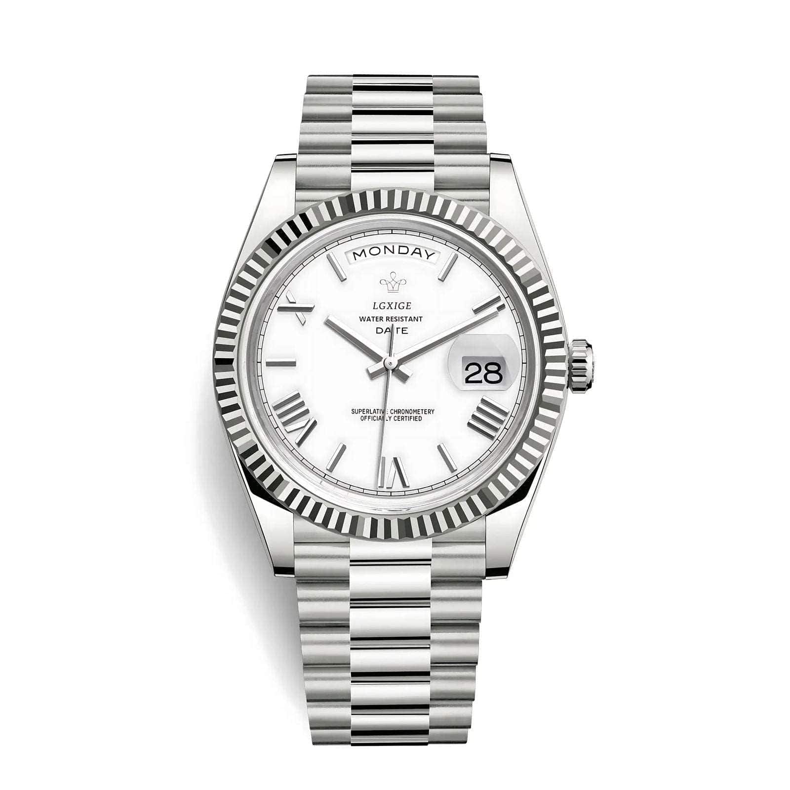THE DATE - Snow - Leclerc Watches
